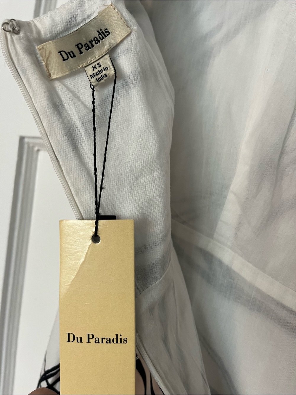 🛍️SALE Du paradis x Anthropologie musa Marmo cotton poplin a-line midi dress NWT - Picture 7 of 7